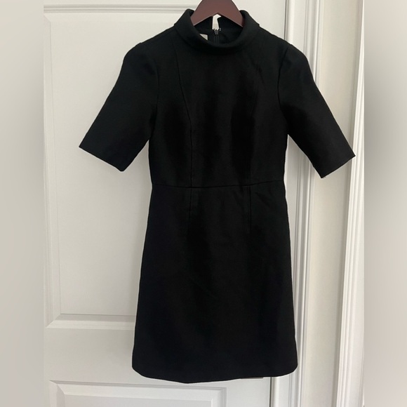 HOBBS London Peter Pan collar wool dress Sz. 4 (US) black - Picture 1 of 15